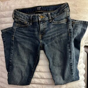 GAP Girls Stretch Super Skinny Jeans Dark Wash Size 7 NWOT